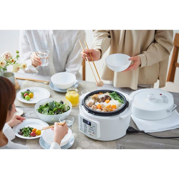 美品 電気圧力鍋 アイリスオーヤマ PC-MA3 2021年 3L ホワイト