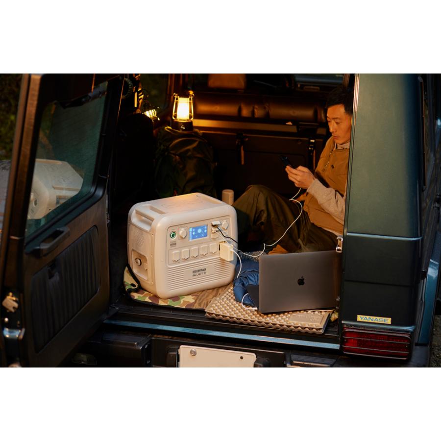 IRIS OHYAMA ポータブル電源 2,048Wh ホワイト PS2000AA-W (ポタ