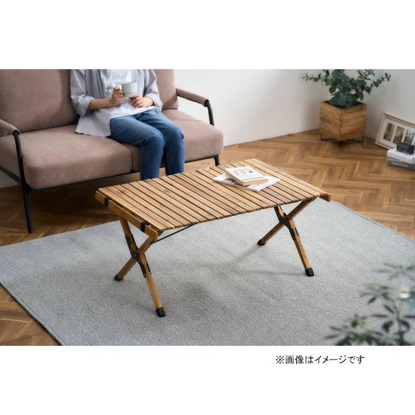 アウトドアテーブル アカシア 90×60cm WRT-90 (ウッドテーブル キャンプ 庭 ベンチ アイリスオーヤマ) 爆買_2