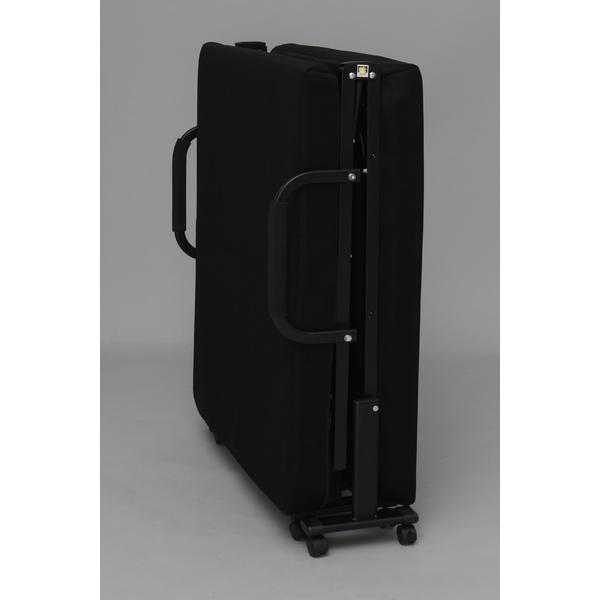 アイリスオーヤマ 折りたたみベッド 黒 【公式通販】