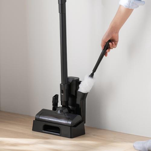 アイリスオーヤマ　サイクロンスティッククリーナー　ブラック　IRISOHYAMA アイリスオーヤマ 充電式サイクロンスティッククリーナー