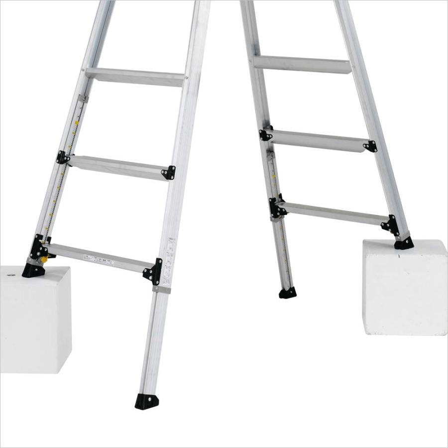 ALINCO（アルインコ） 幅広伸縮脚立 約210cm PRT210FX [はしご ハシゴ 
