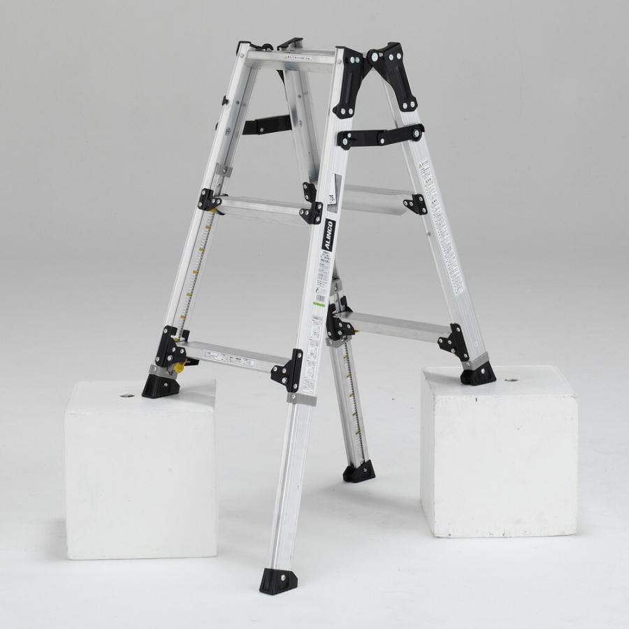 ALINCO（アルインコ） 幅広伸縮脚立 約90cm PRW90FX [はしご ハシゴ