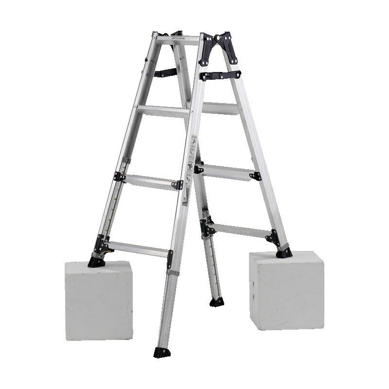 ALINCO 幅広伸縮脚立 約120cm PRW120FX アルインコ [はしご ALINCO 幅広伸縮脚立 約120cm PRW120FX アルインコ [はしご