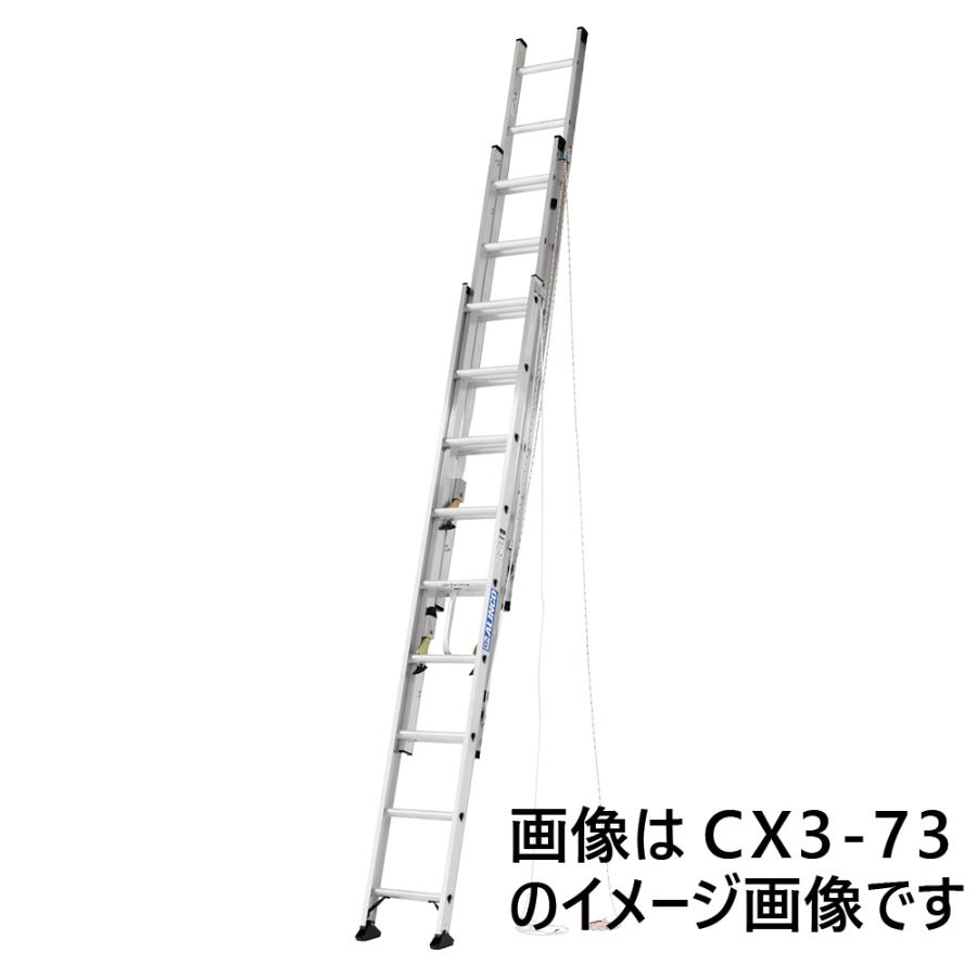 ALINCO（アルインコ） 3連はしご 約6m CX3-63 [ハシゴ 梯子 園芸用品 