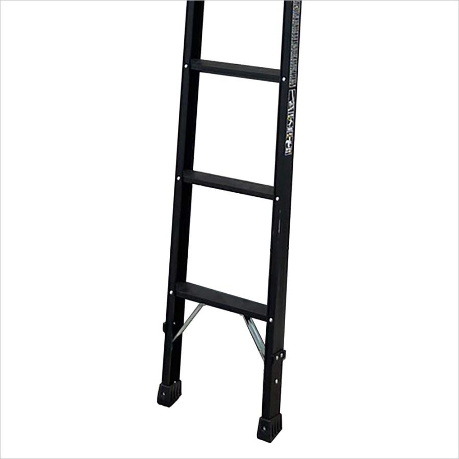 アルインコ 2連はしご ハンディロックラダー 約3.4m ブラック ANP34B (alinco ハシゴ 梯子 二連 black 黒 anp34b) 爆買_3