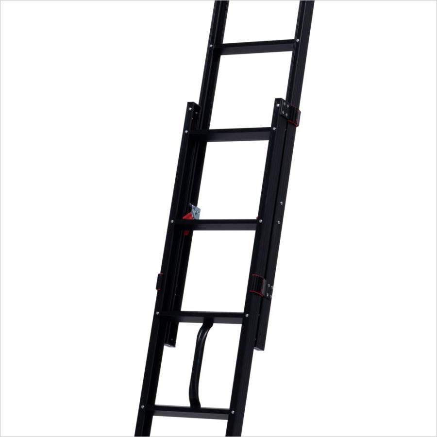 【恵庭】店頭引取のみ☆中古品☆アルインコ 2連はしご ANP-40FD ハンディロック式 PayPay支払いOK！ ALINCO（アルインコ） 2連はしご ハンディロックラダー 約4m ブラック