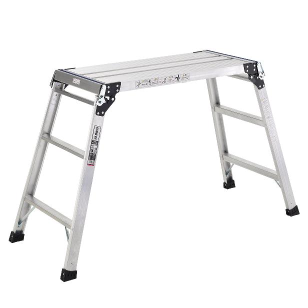 ALINCO 幅広脚立足場 PXGK910W アルインコ（アルミ足場台 洗車台 作業