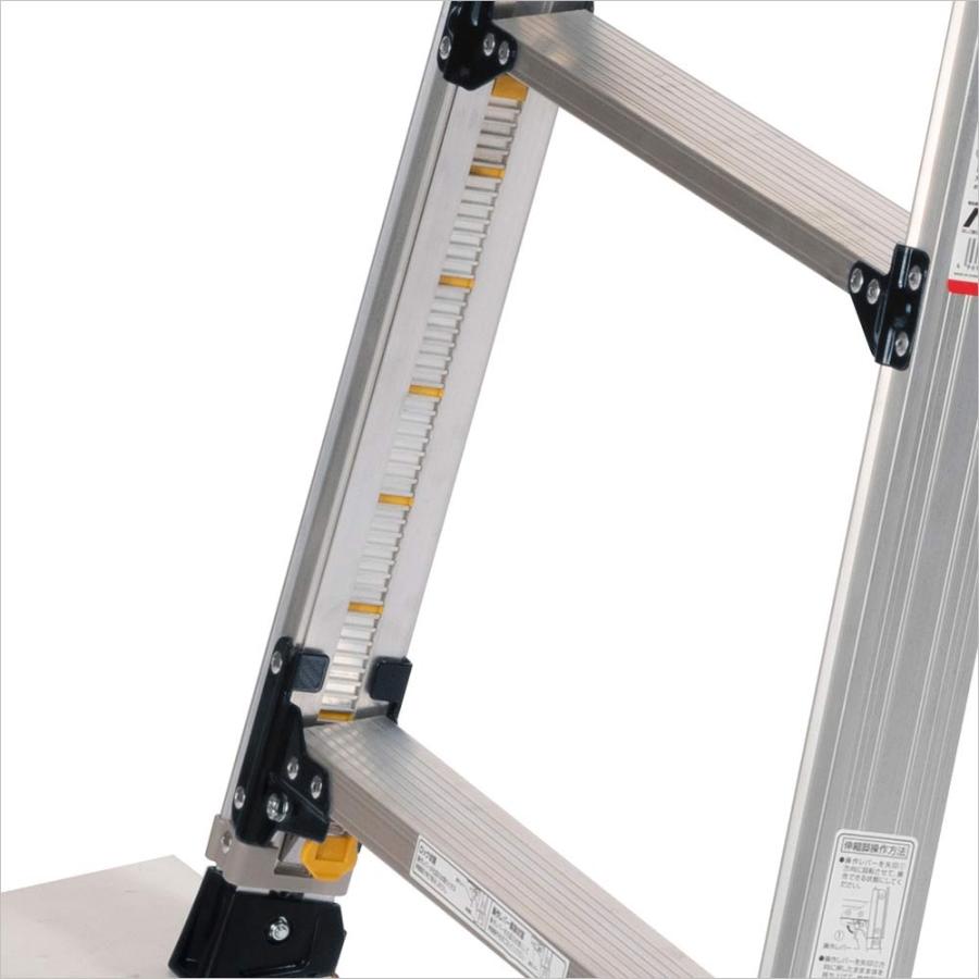 ALINCO（アルインコ） 脚立足場 伸縮脚付 PXGE1014WT (アルミ足場台
