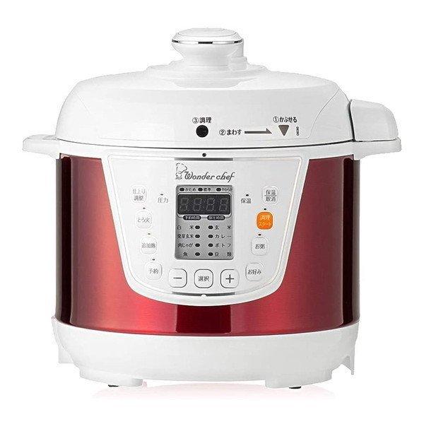 マイコン電気圧力鍋 3L OEDC30 RIST ワンダーシェフ [2〜3人用 スターターセット レシピブック付き]