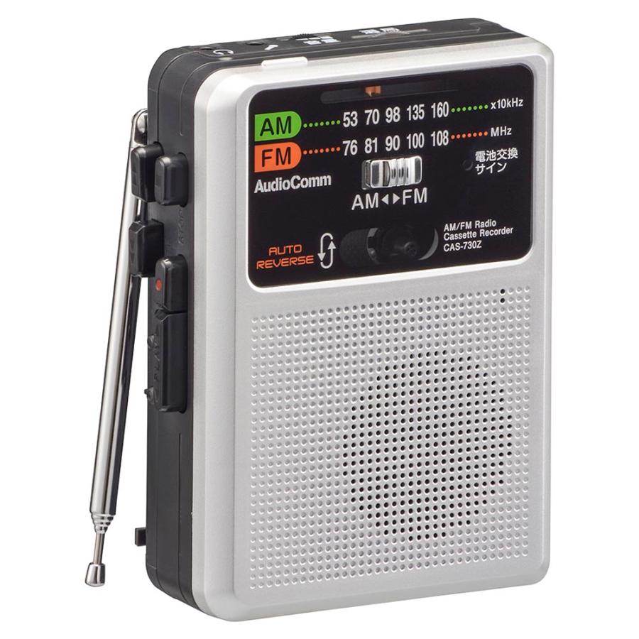 OHM（オーム電機） AudioCommラジオカセットレコーダー AM/FM [品番]03