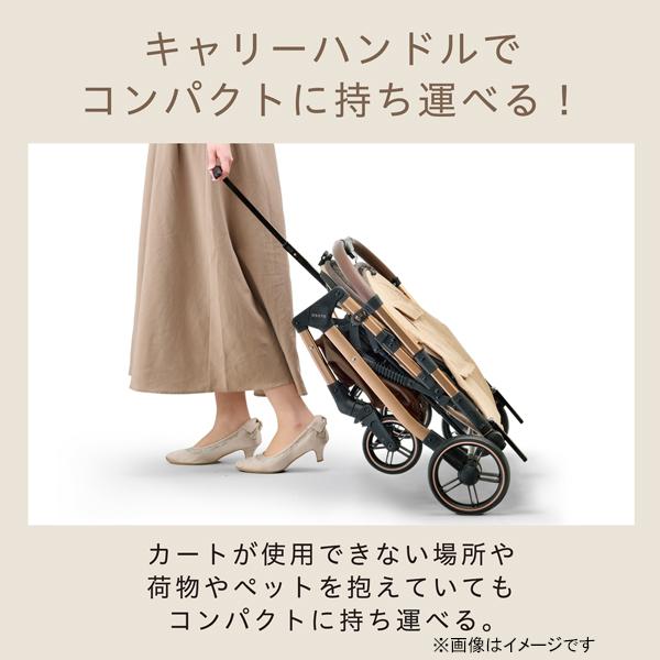 犬・猫用バギー OSOTO GRACE QC2 キャメル (お散歩バギー カート コンパクト 快適 犬用品 猫用品 ペット用品 ジェックス) 爆買_4