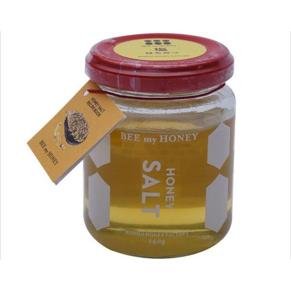 塩はちみつ (140g)　BEE my HONEY SALT 近藤養蜂場 [蜂蜜 はちみつ ハチミツ]｜hc7