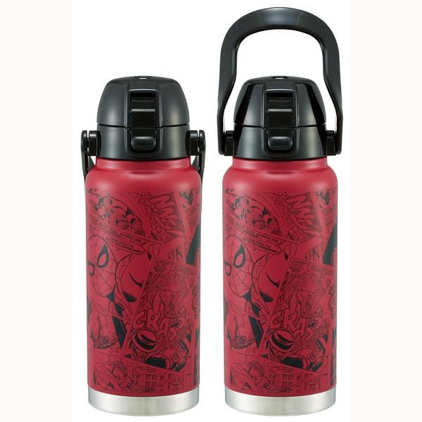 スケーター ハンドル付ダイレクトボトル スパイダーマン 800ml STD8H