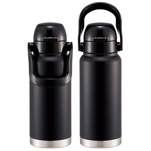 スケーター ハンドル付ダイレクト ボトルブラック 800ml STD8H (黒