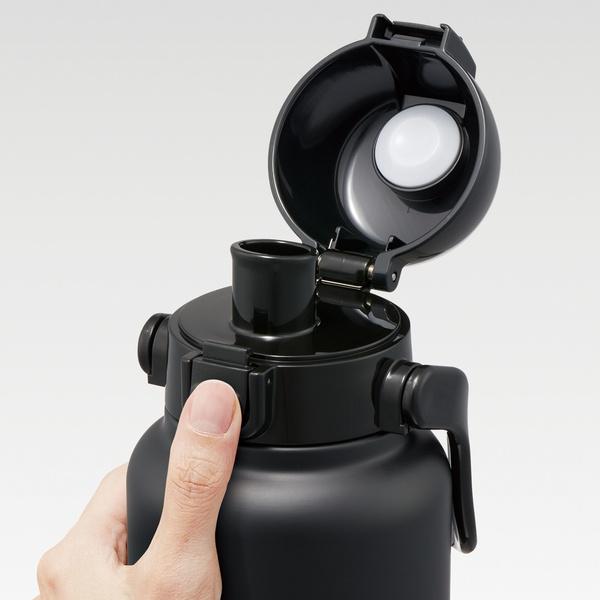 My Hair is Bad ボトル 黒 水筒 スケーター ハンドル付ダイレクトボトル ブラック 1200ml STD12H