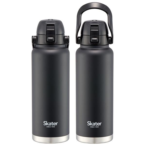 スケーター ハンドル付ダイレクトボトル ブラック 1200ml STD12H (黒