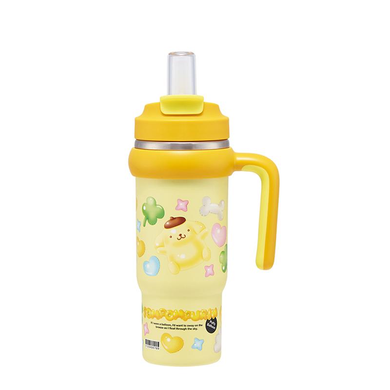 スケーター ハンドル付タンブラー ポムポムプリン 830ml STSTB9