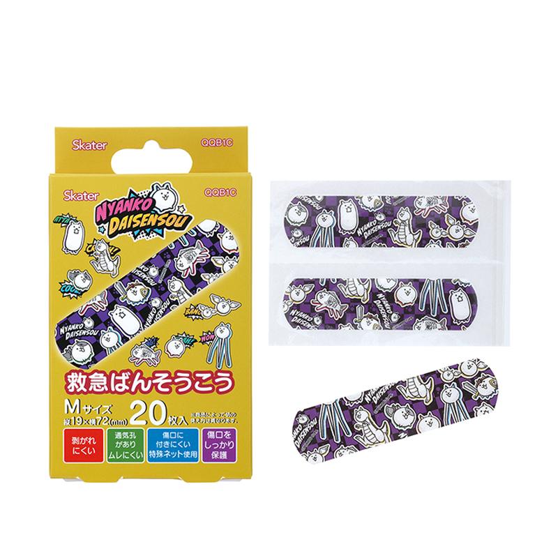 スケーター 救急ばんそうこう にゃんこ大戦争 M 20枚入 QQB1C (絆創膏
