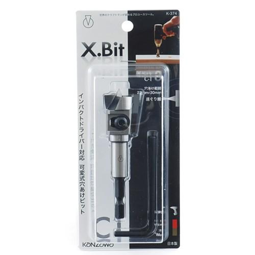 神沢鉄工（KANZAWA） X.ビットS K-374 C-1 [先端工具 木工アクセサリ