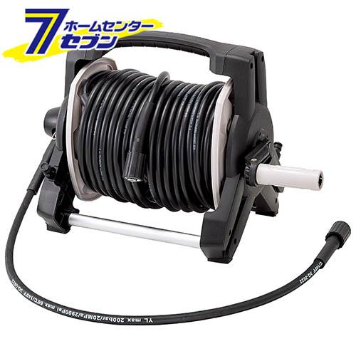 高圧ホース　ホース巻取り器　 巻取機セット ニューSR-30 (角型) 内径8.5mm×30m 高圧ホース ブルー
