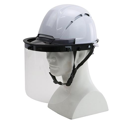SK11 藤原産業 防災面 ヘルメット用 SFS-2Cクリア [ワークサポート