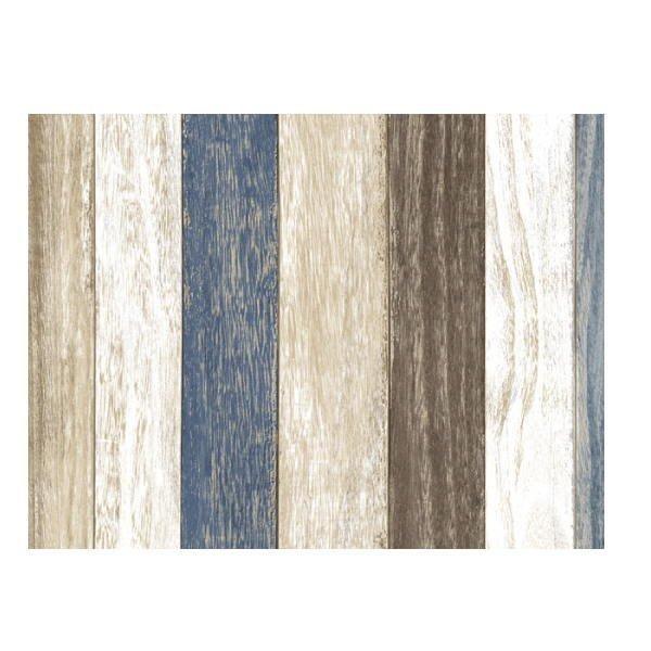 貼ってはがせる装飾シート Dec 06 スクラップウッド柄 B ブルー 80cm 0cm 明和グラビア Diy Com 通販 Paypayモール