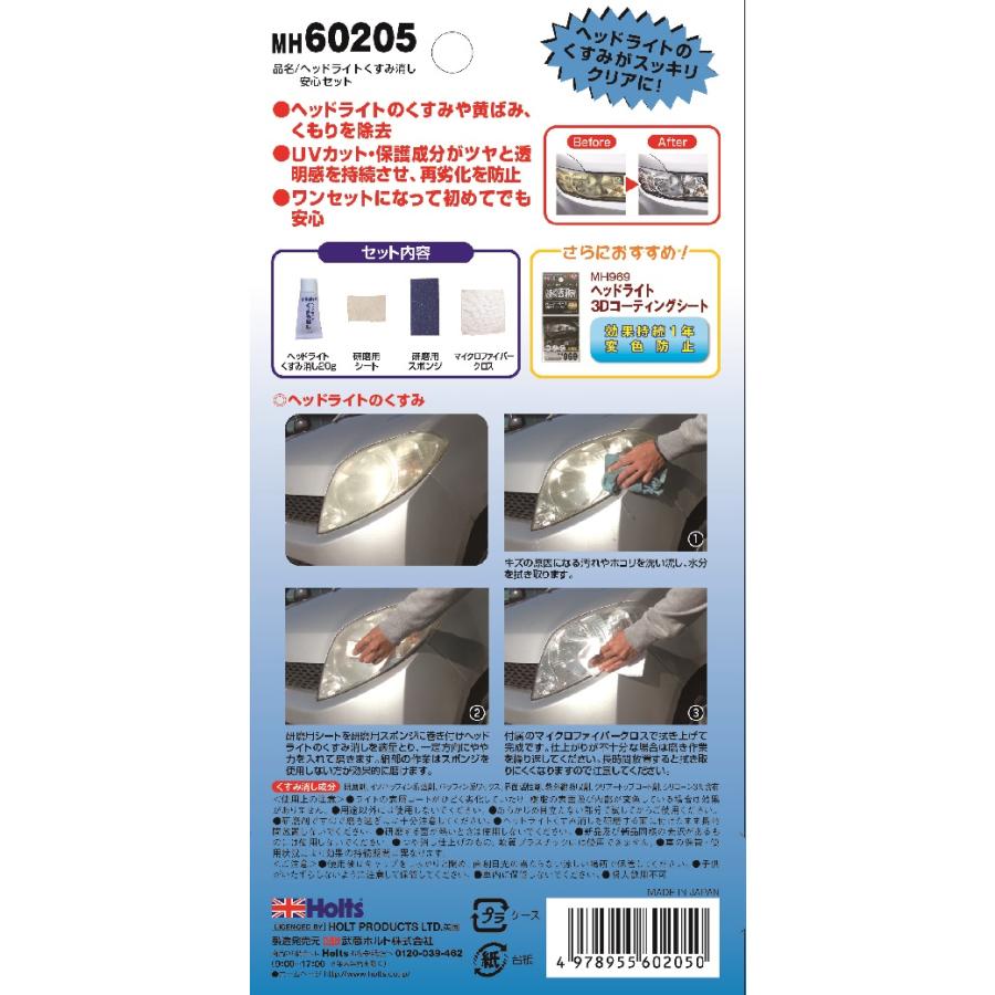 Holts（ホルツ） 武蔵ホルト ヘッドライトくすみ消し安心セット