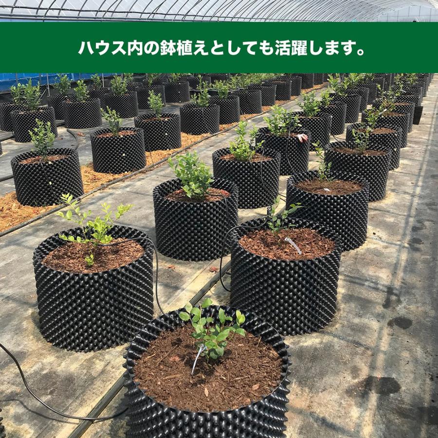 南榮工業 ルートプラスポット 28L まとめてお買い得 25個セット エアープルーニングコンテナ GS-AP350S-25 (まとめ買い 植木鉢 プランター 根巻き防止 園芸 )の画像