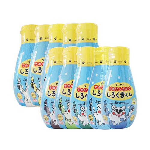 テノヒラエノグ シロクマクン 200ml 10ショクセット ターナー [建築 住宅資材 接着剤 塗料 オイル塗料] 爆買