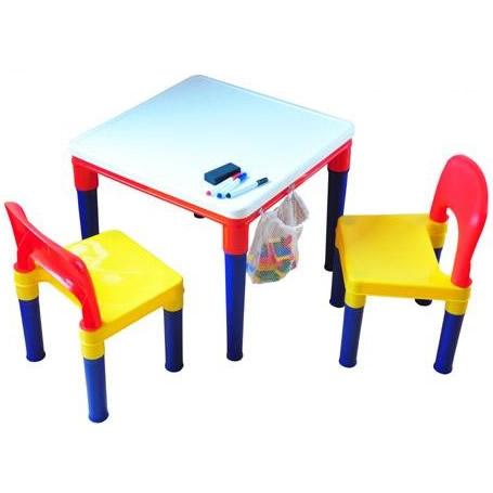 ブロックプレイ おえかきテーブル＆チェア ♯8601-W3 学習机