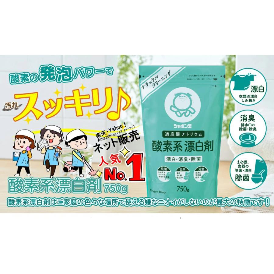 シャボン玉石けん シャボン玉 酸素系漂白剤 750g [洗濯用洗剤 洗濯用品