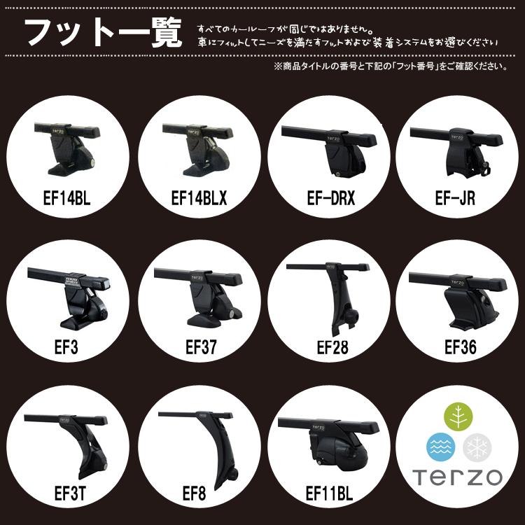 TERZO TERZO(テルッツォ) ベースキャリアセット EF11BL+EB2 [自動車 