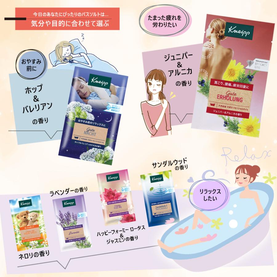 クナイプバスソルトまとめ売り KNEIPP（クナイプ） バスソルト 個包装 アソート バスソルト12種類＋