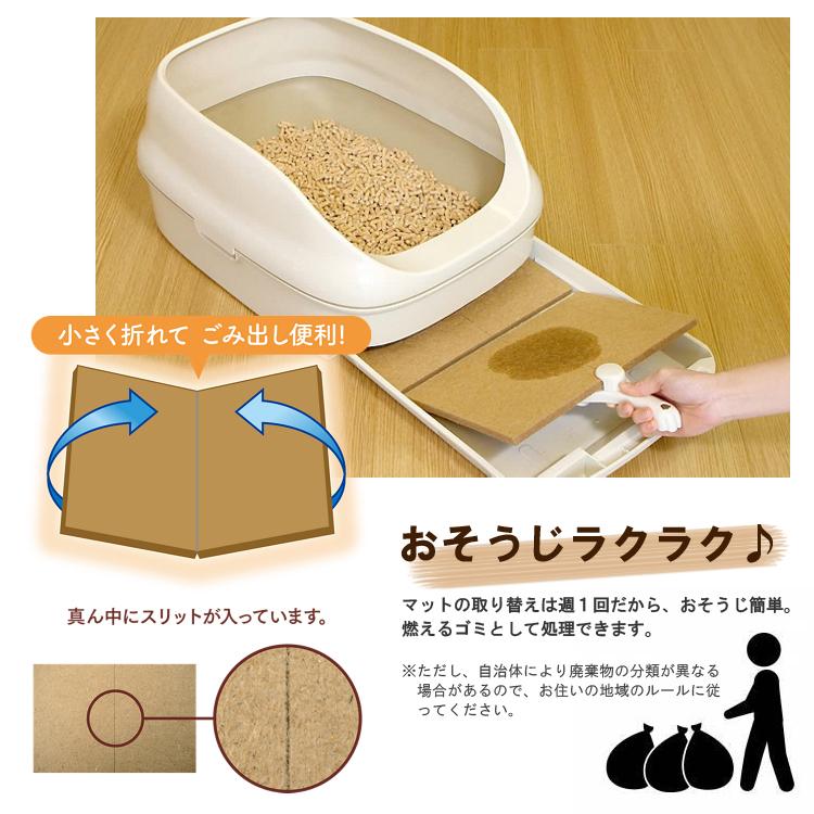 にゃんとも　トイレ　マット　砂　大きめ　まとめ買い　シート　猫 Amazon | ニャンとも清潔トイレ 花王 脱臭・抗菌チップ 大きめの