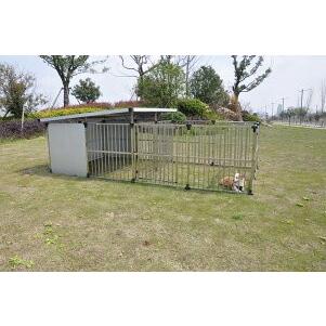 送料無料】ドッグハウス ステンレス製マルチ犬舎 DFS-M2（1坪タイプ