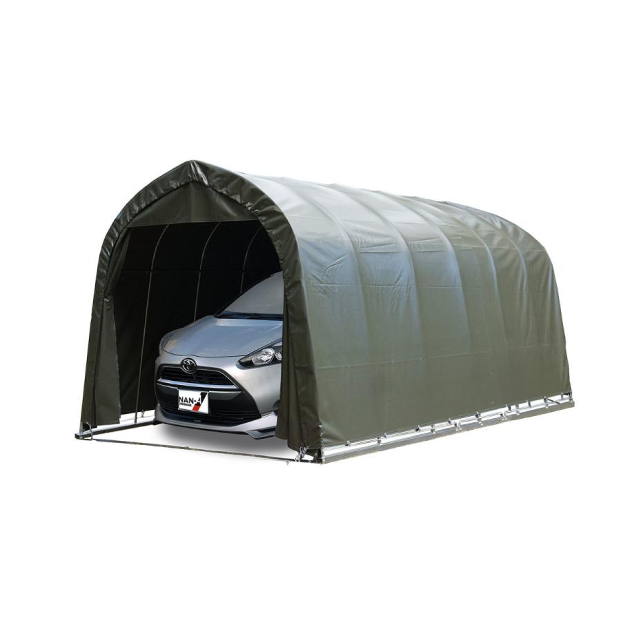 ホームセンターエースパイプ車庫 2748bod ミニバンタイプ用 ガレージ 角パイプベース式 中型box車