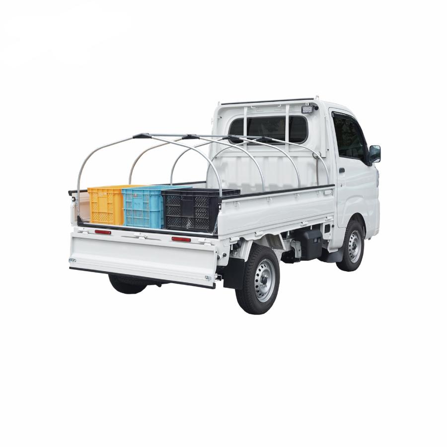 軽トラック幌フレーム＋シート（PVCグリーン） 【代金引換不可】【幌