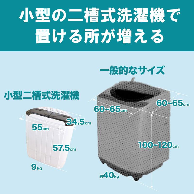 THANKO サンコー 小型二層式洗濯機 別洗いしま専科3 STTWAMN3