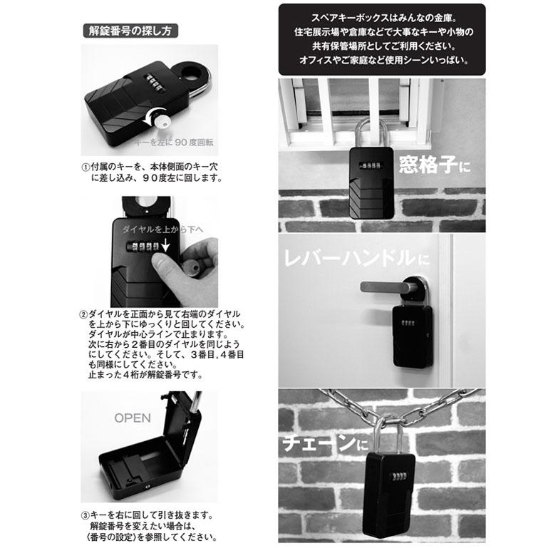 WAKI 和気産業 非常解錠キー付き スペアキーボックス MBX-2204