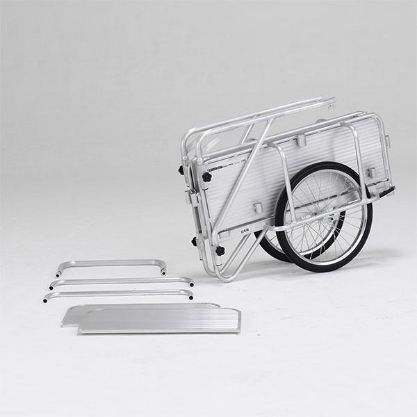 送料無料）（直送）アルインコ アルミ製 折りたたみ式リヤカー HKW-180