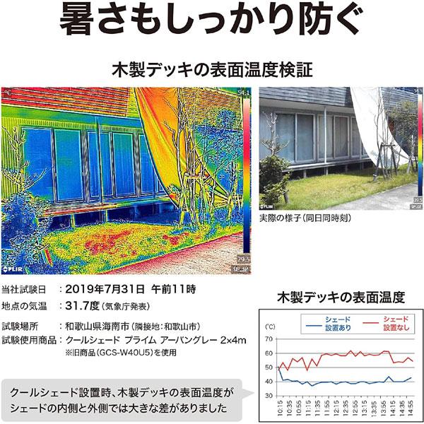 タカショー Coolaroo 日よけ クールシェード プライム ブラッシュ