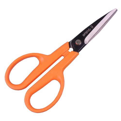 クラフト鋏×12本セット E-Value （メール便可）藤原産業 クラフト鋏 コンパクト EKS-170