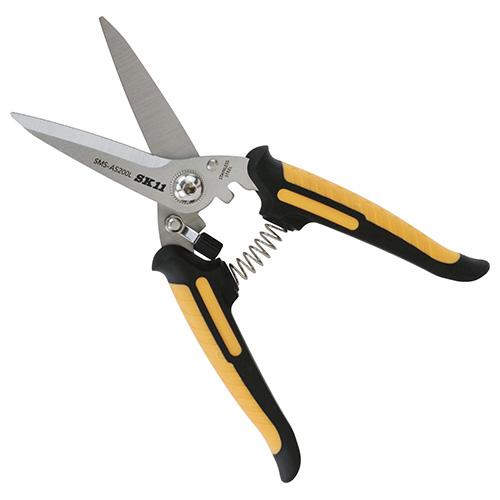 SK11 （メール便送料無料）藤原産業 万能はさみAS ロング SMS-AS200L