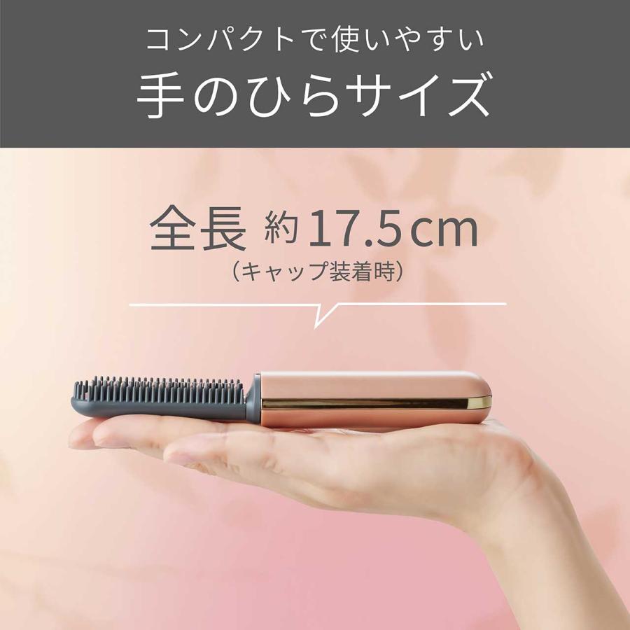 KOIZUMI 小泉成器 コードレス前髪アイロンプラス ピンクゴールド KHR