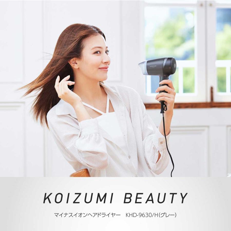 KOIZUMI 小泉成器 マイナスイオンヘアドライヤー 1200W ツインマイナス