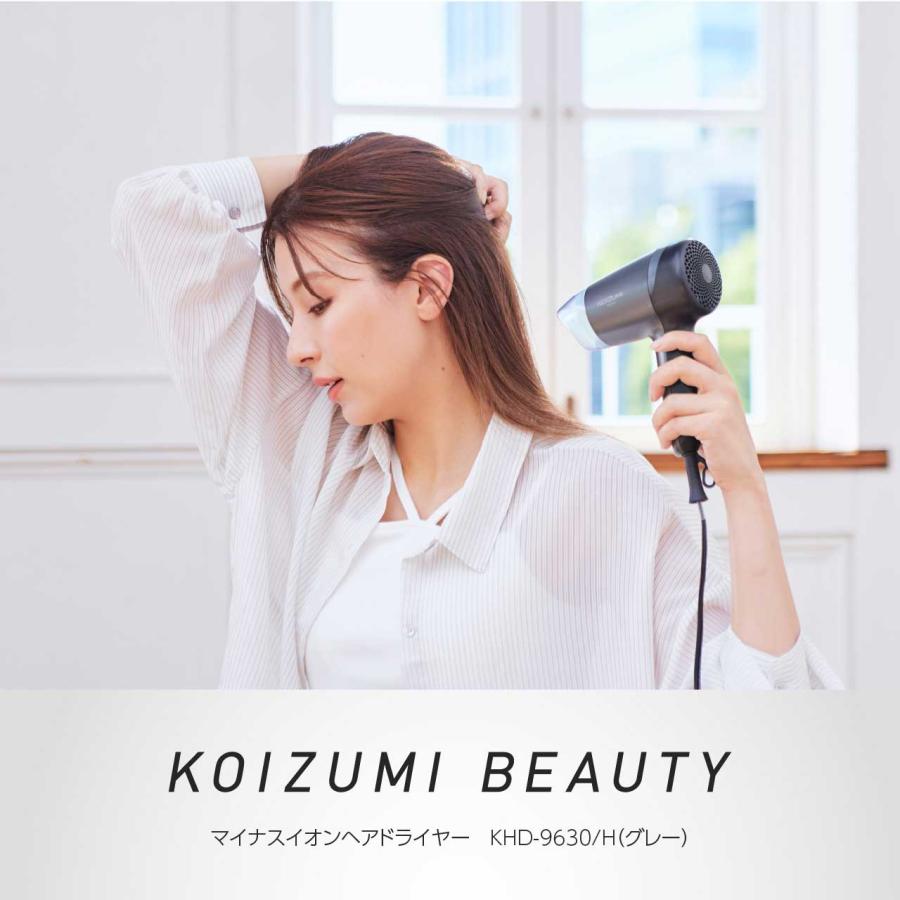 KOIZUMI 小泉成器 マイナスイオンヘアドライヤー 1200W ツインマイナス