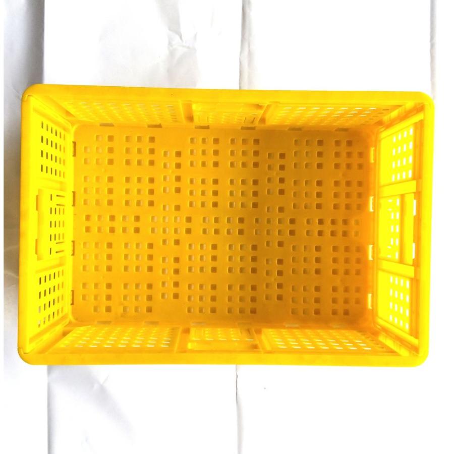 旗本の駕籠、高さ17㌢、お値下げ 折りたたみコンテナ 黄 : ホームセンターグッデイ - 通販