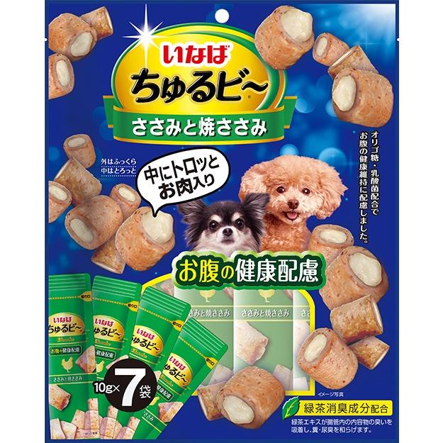ちゅるビー ささみと焼ささみ お腹 10g×7 ちゅるビー 犬 おやつ ドッグフード いなばペットフード （コンパクト便可） | 