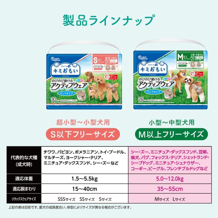キミおもい エリエールPet キミおもい アクティブウェア M−L